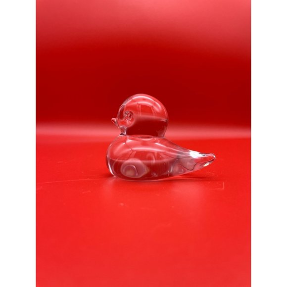 Vintage Reijmyre Crystal Bird Clear Glass Sweden Kristall - Picture 7 of 7